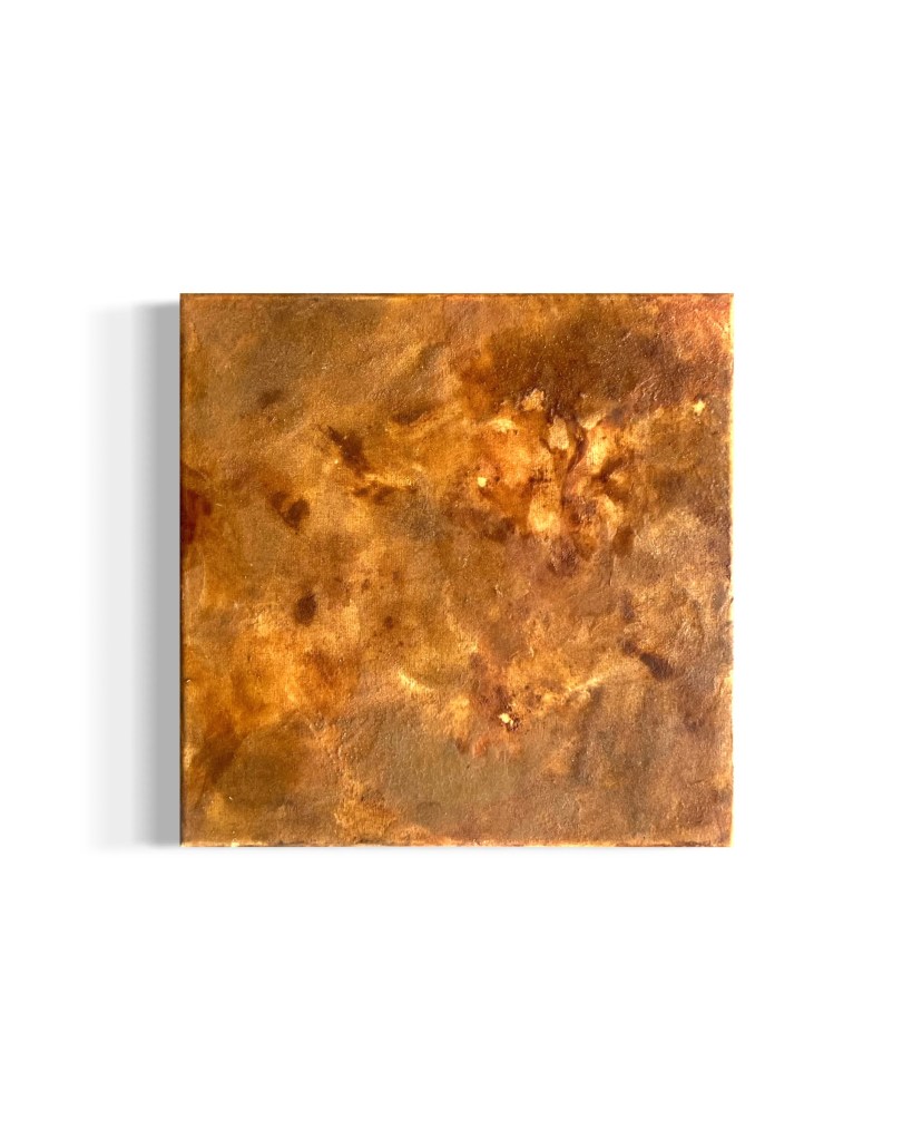 Electra 
(2026) Berlin 
natural local stone pigments with custom rye-based binder, encaustik & egg tempera on canvas 
25 x 25 cm
