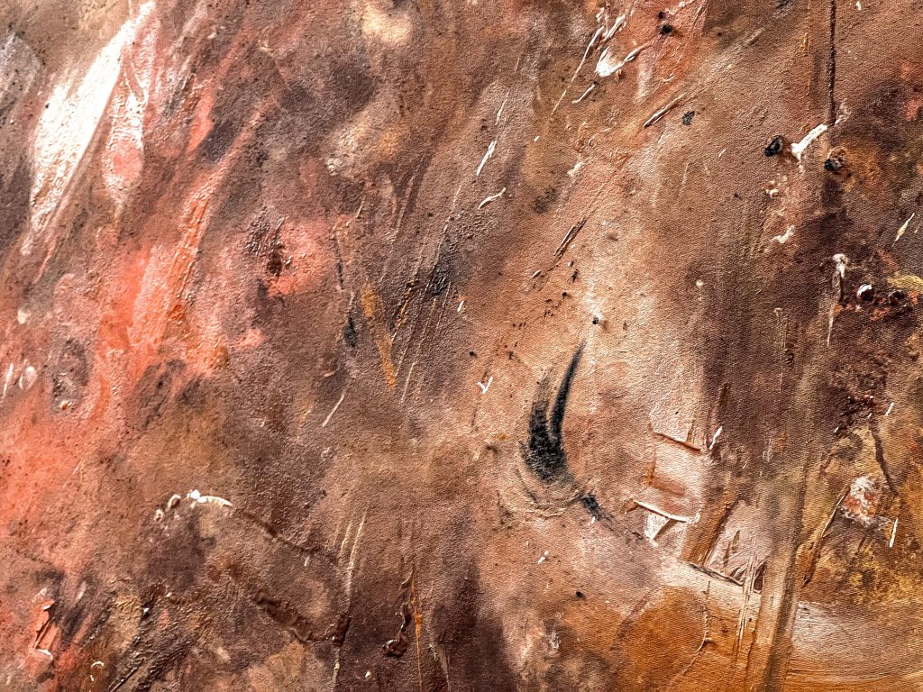 Carezze. Colour and texture detail.