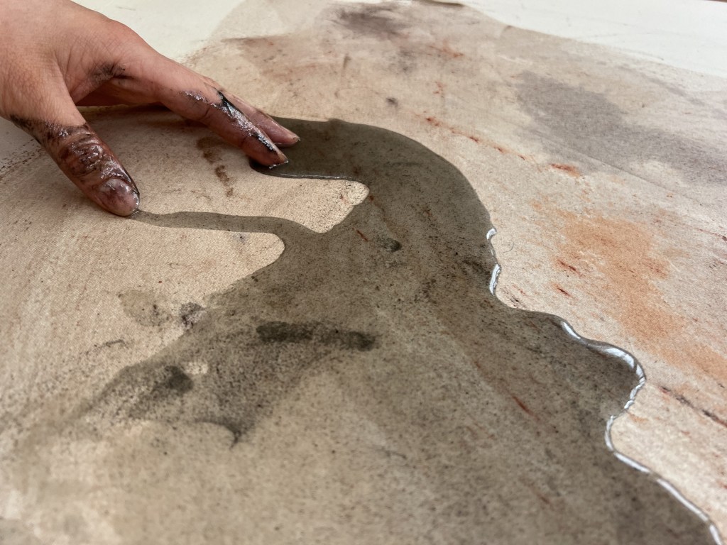 Hand detail Pulvis Stellarum