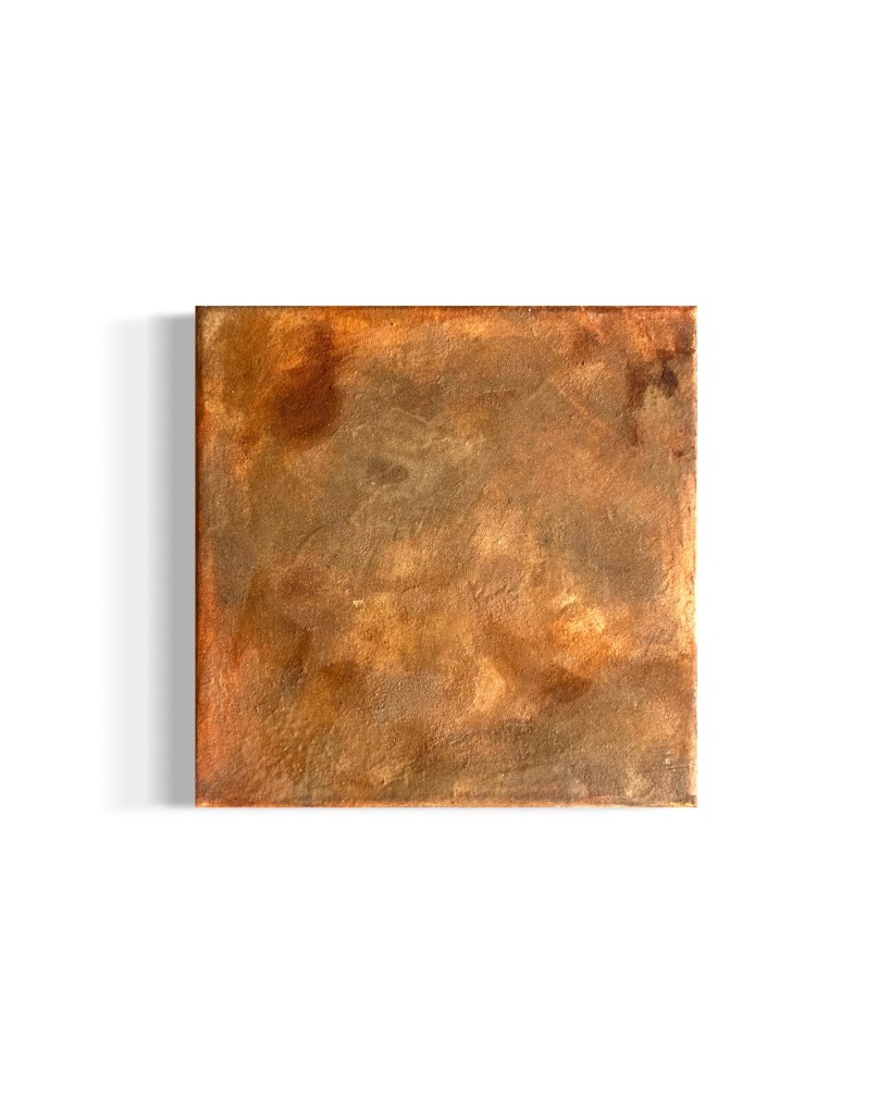 Merope 
(2026) Berlin 
natural local stone pigments with custom rye-based binder, encaustik & egg tempera on canvas 
20 x 20 cm